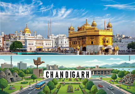 Chandigarh to Amritsar Taxi Service