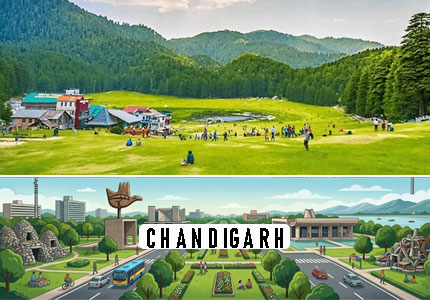 Chandigarh to Dalhousie Taxi Service