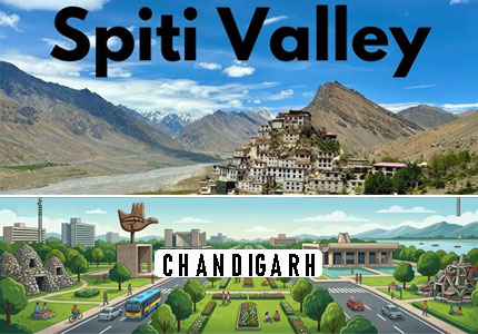 Chandigarh to Spiti Taxi Service